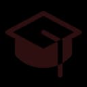 Graduation cap icon