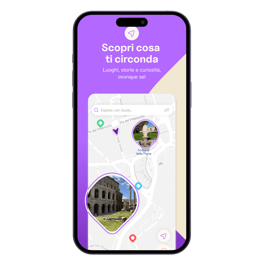 App Guidy: scopri cosa ti circonda